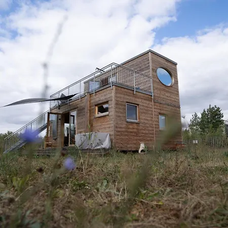 펜션 Holzhaus Am Bergheider