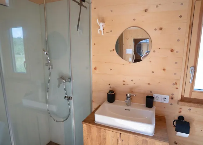 Holzhaus Am Bergheider Semesterbostad